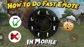 SUPER FAST EMOTE IN FREE FIRE LIKE PC 🥶🔥|MALAYALAM |#freefire #youtube #viralvideos