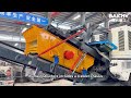 Tracked impact crusher mobile station