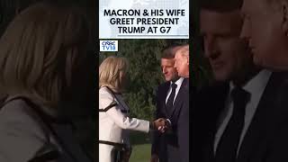 G7 Summit | French President Macron And Wife Brigitte Welcome US President Trump To G7 | N18G