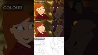 Cassie &amp; Wolf Windy Animation Process #cartoon #indieanimation #animation #shorts #art