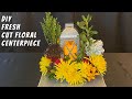 DIY Fresh Cut Floral Centerpiece | Fresh Flower Centerpiece | DIY Flower Arrangement