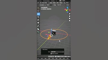 How to Rotate Camera Around Object in Blender Tutorial  #blender #shorts