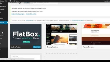 Flatbox - WordPress Theme Installation + Homepage setup