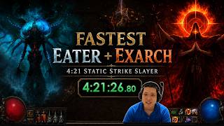 Static Strike Slayer Fastest Eater Exarch Run | 3.28 Path of Exile