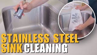 How to Clean a Stainless Steel Sink