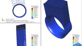 Deformación tobera - Ducted propeller deformation