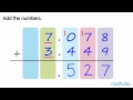 Decimal Addition Quiz