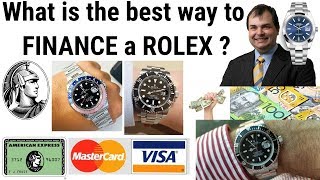 rolex on finance new