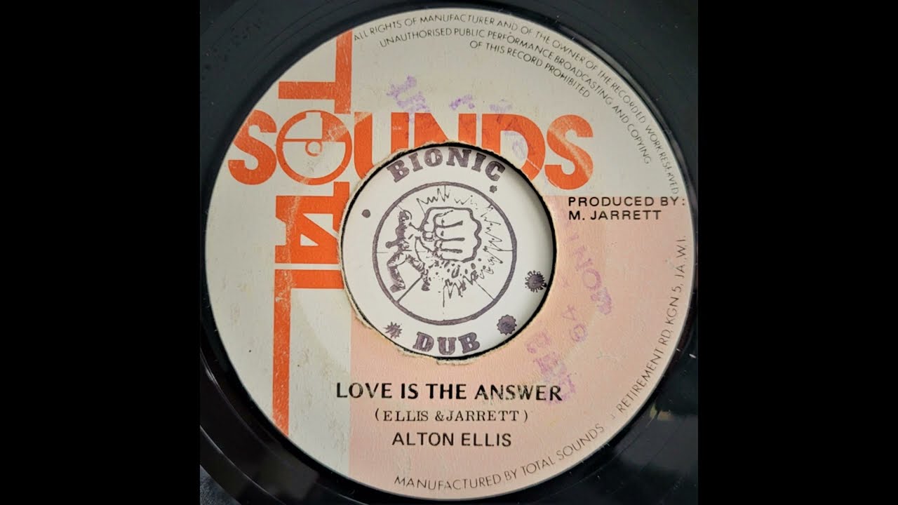 ALTON ELLIS - Love Is The Answer - YouTube