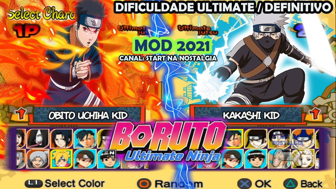 PS2] Naruto Shippuden UN5 Mod BORUTO BETA 2.1 - Fórum MixMods