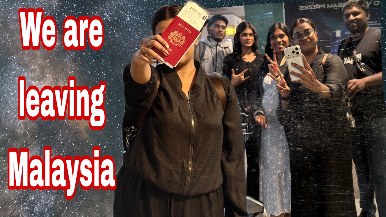 We are leaving Malaysia 🇲🇾 | 1st International trip with Family | Our Journey Begins ✈️ 