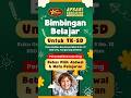 🎒 Bimbel TK &amp; SD 💫 Bebas Pilih Jadwal &amp; Mata Pelajaran 🤩 #bimbel #bimbinganbelajar #bimbelterbaik