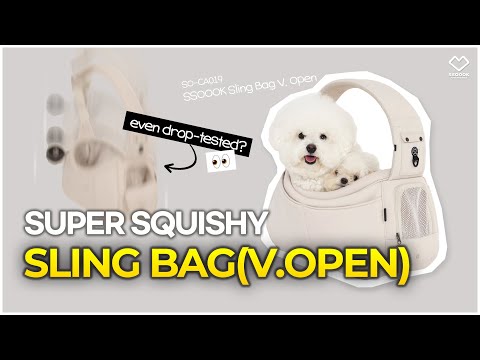 Sturdy yet soft? Meet the new SSOOOK Open Sling Bag!🎒🐾 - YouTube