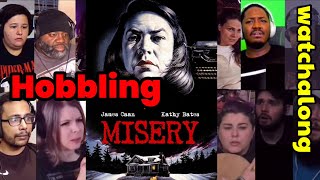 "He may never walk again.  Yeah, I think that's the point." | Hobbling | Misery (1990)