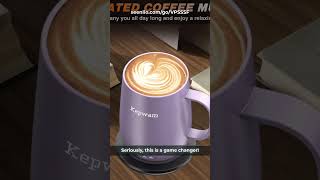 Keep Your Coffee Perfectly Warm with Kepwam Smart Mug!