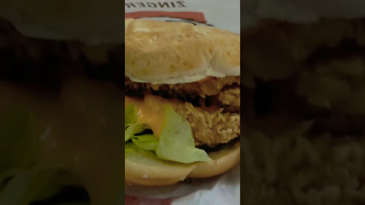Nothing Can beat the taste of KFC'S SPICY ZINGER BURGER 🍔🍟  