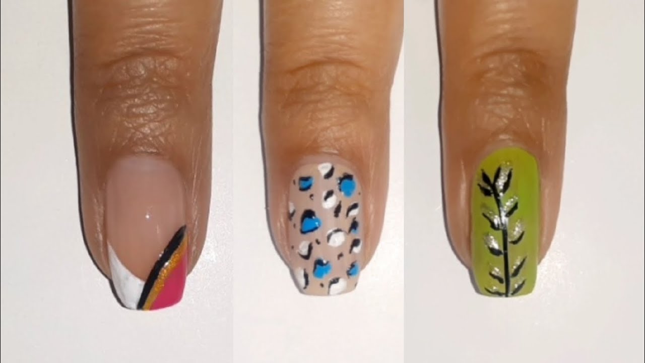 YouTube | New nail art design, Line nail art, Nail art designs videos