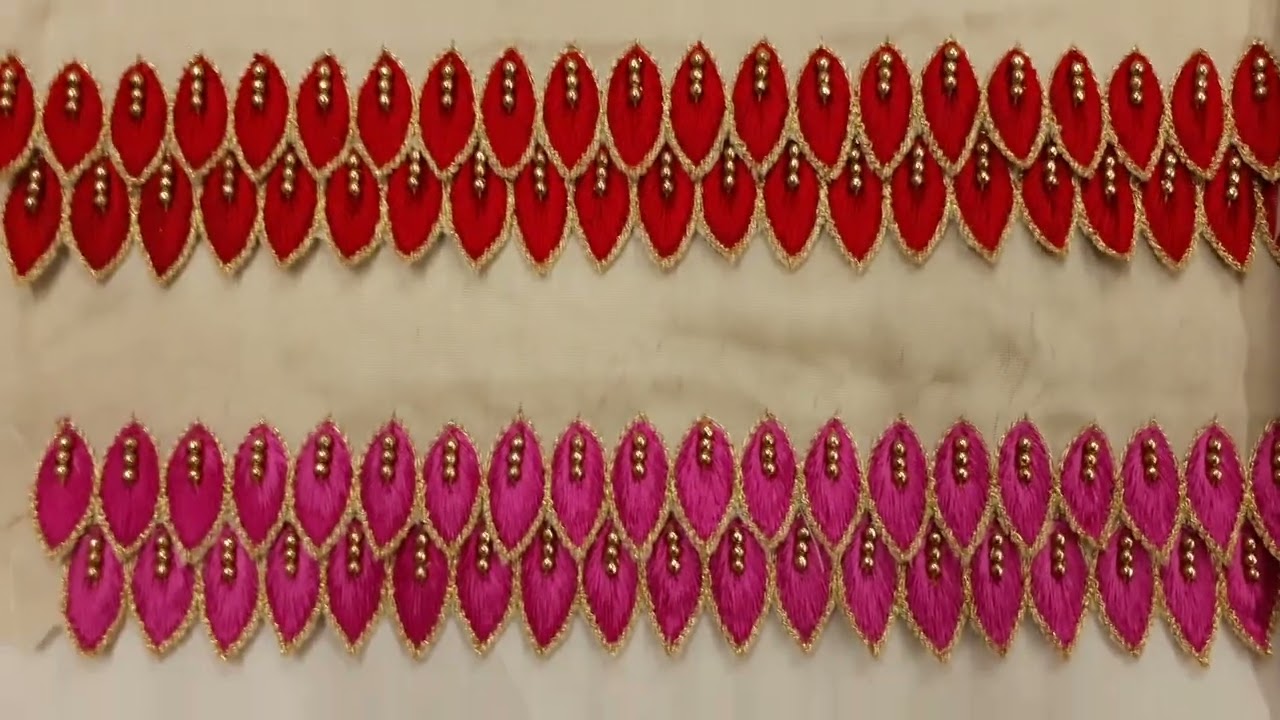 Lace Embroidery work | Cutwork Embroideey | Bodar Embroidery work 