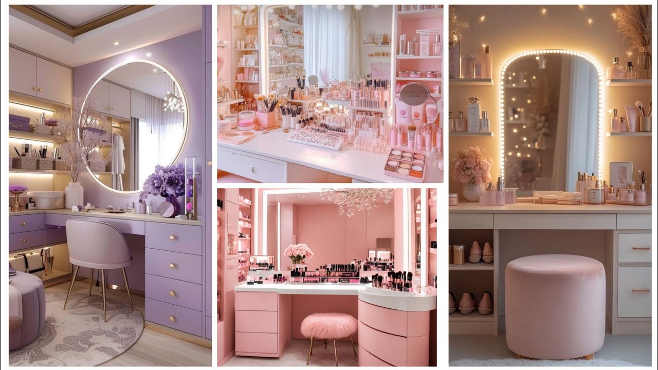 Stylish makeup dressing table design  wood vanity and pretty up from luxury dressing table design #