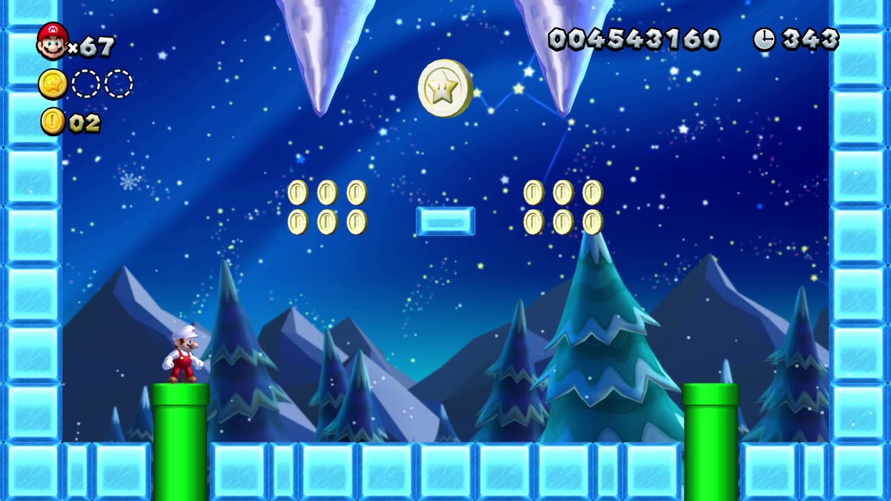 [KiMa] 뉴 슈퍼마리오U DX 공략 프로즌대지-5 (w4-5)