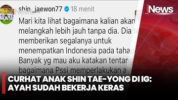 Reaksi Anak Shin Tae-yong Ayahnya Dicopot sebagai Pelatih Timnas Indonesia - iNews Prime 06/01