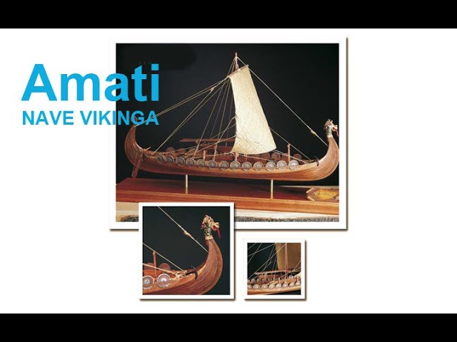 Maqueta de barco de madera: barco vikingo - Amati - Calle De Las Maquetas