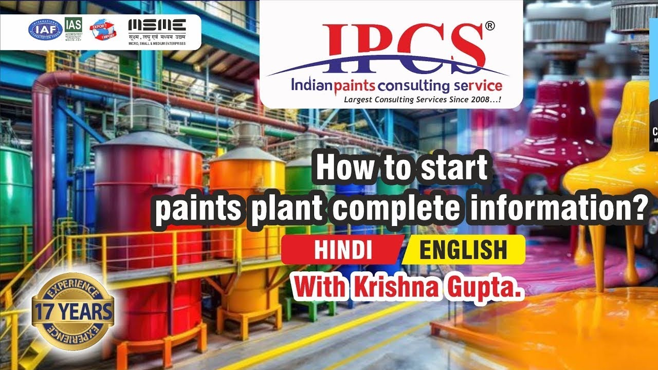 New Paint Plant Setup Video  Paint Testing Paint Formula  Primer Testing Video  Paint Making Machine