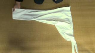 股引のたたみ方