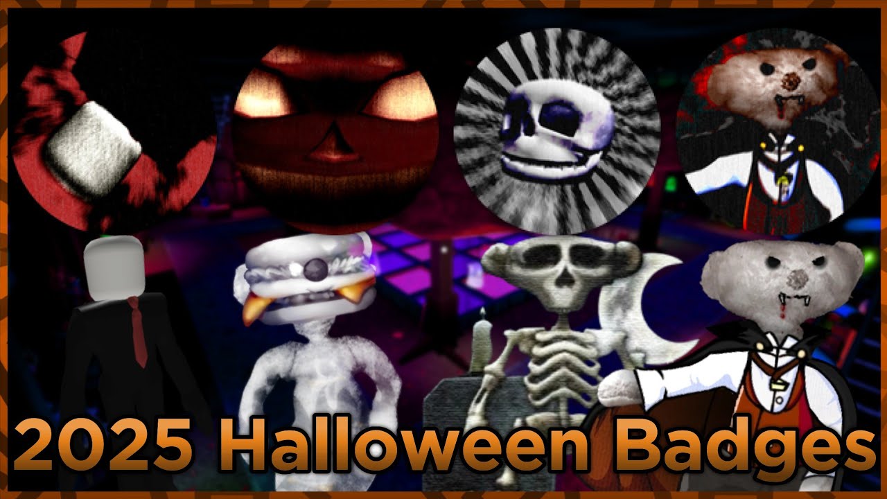 All 4 Halloween Badges Guide - Halloween 2025 | BEAR (Alpha)