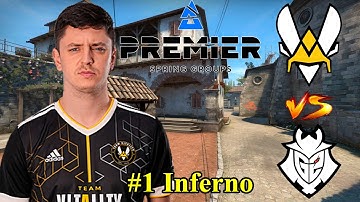 Битва в дымах G2 vs Vitality Inferno Spring Groups BLAST Premier 2022 CS GO