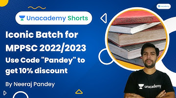 Iconic Batch for MPPSC 2022/2023 | Use Code "Pandey" to get 10% discount