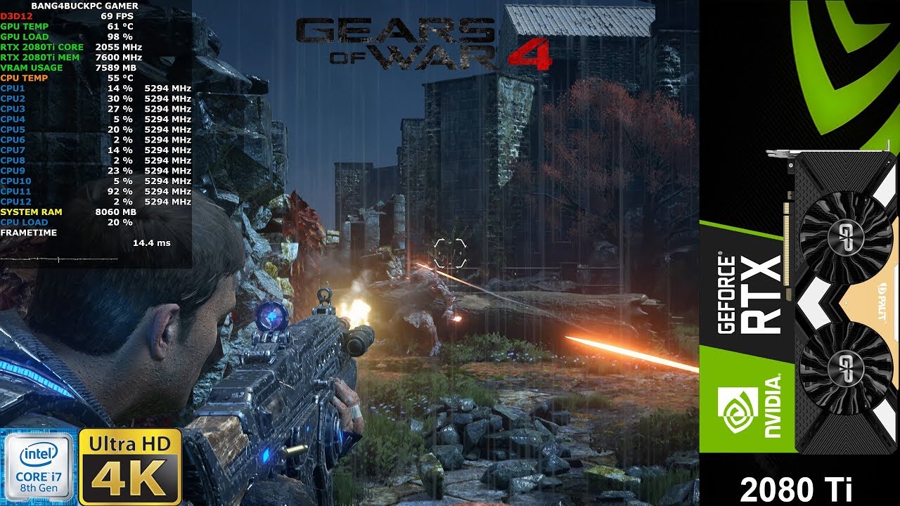 The PC version of Gears of War 4 sounds pretty special