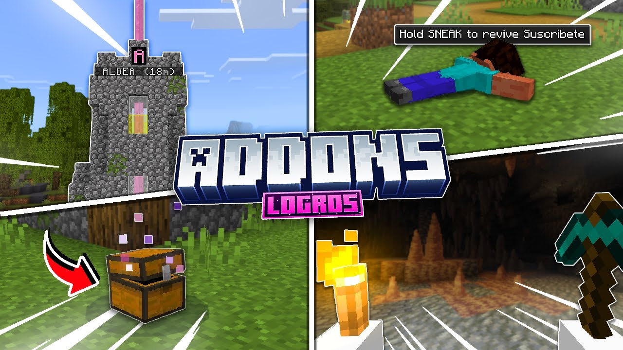 TOP 5 Addons Survival para Minecraft Bedrock 1.21 (MCPE & W10) / Sin ...