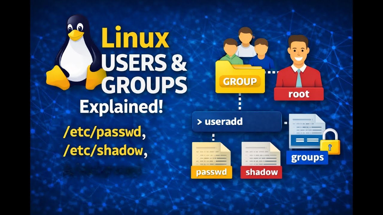 Linux Etc Shadow Example 🐧 Linux Users & Groups Explained: /etc/passwd, /etc/shadow, & /etc ...