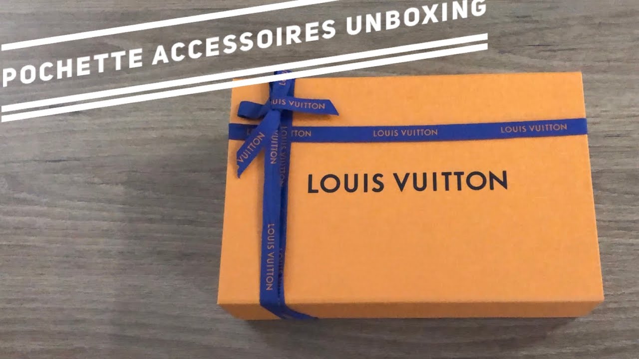 LOUIS VUITTON Pochette Accessoires Unboxing - YouTube