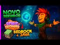 LIVE - JOGANDO COM INSCRITOS - BEDROCK + JAVA. MINECRAFT SURVIVAL RAIZ - SPIRIT NETWORK