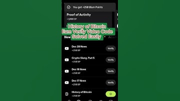 History of Bitcoin | Blum Verify Code Solved | #historyofbitcoin #blumdailytask #blumverifycode