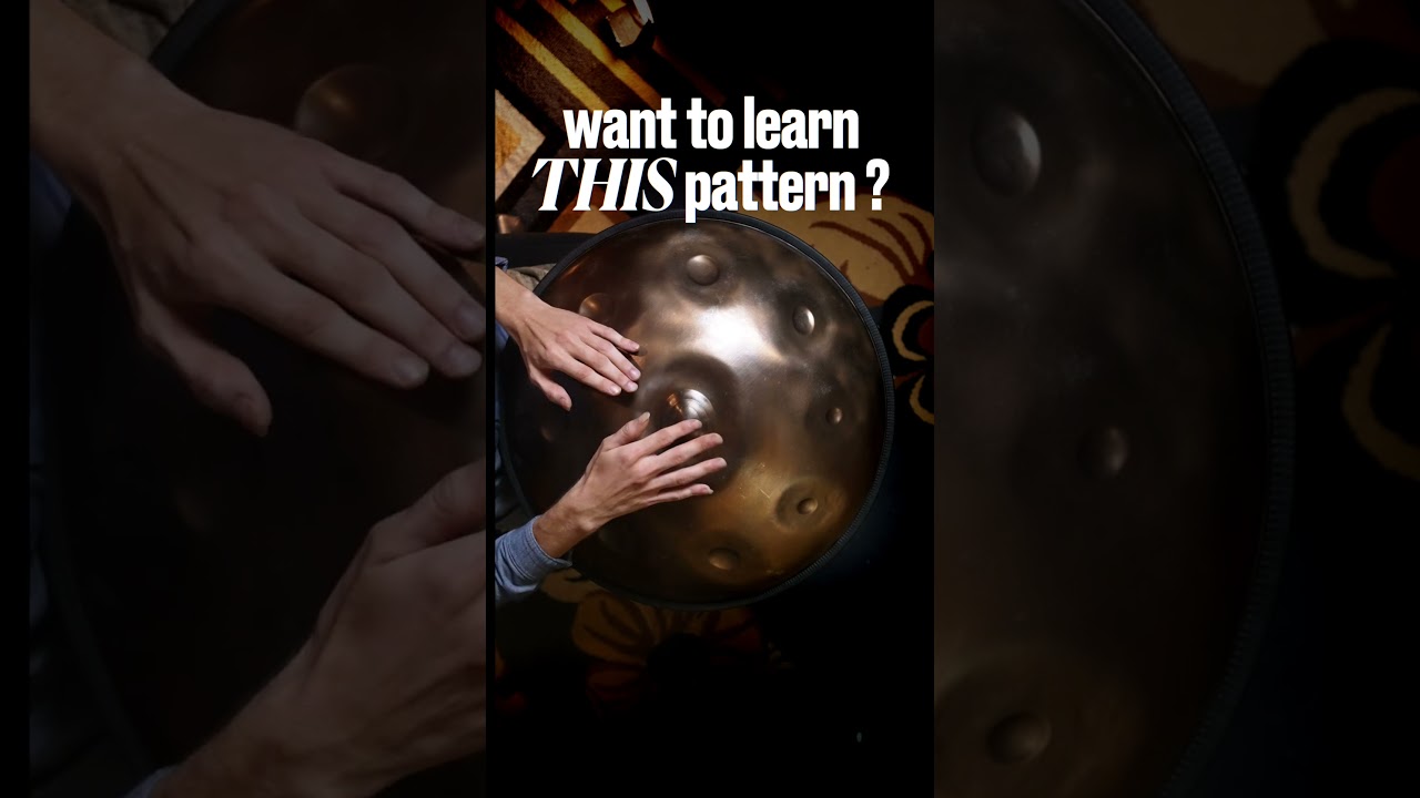 Learn Handpan Patterns With Me #handpan #new #tutorial #music #musician #fropan #pnw #drums