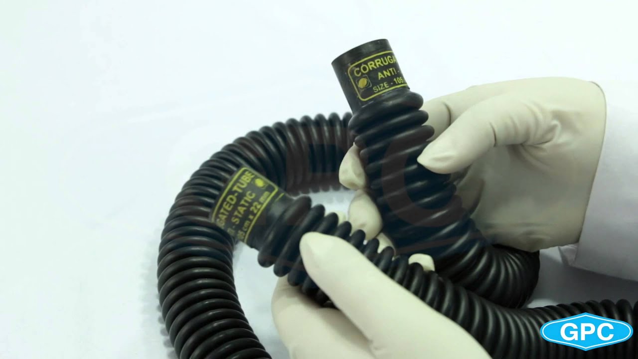 Corrugated Breathing Tubes Black Rubber Manufacturer India YouTube
