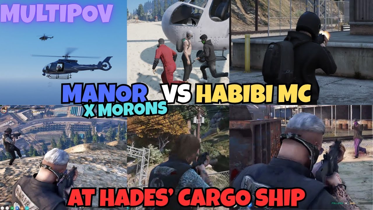 Manor x Morons vs Habibi MC at Hades' Cargo Ship | MultiPOVs | NOPIXEL 4.0 GTA RP
