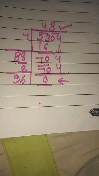 square-root-of-2304-by-division-method-youtube
