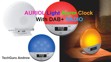 AURIOL Light Alarm Clock With DAB+ RADIO REVIEW