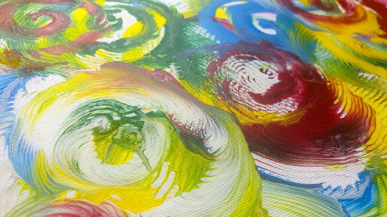 【SATISFYING】誰でもアクリル絵の具でボールチェーンアートができる🎨【フルイドアート】 YouTube