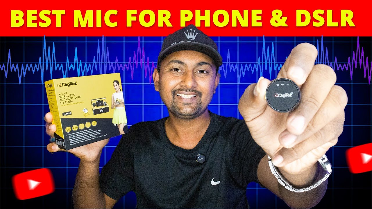 Digitek DWM 116 Mic 🔥 | Best Wireless Mic For Videos