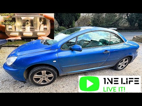 Peugeot 307 How To Change Interior Light Bulb And Bulb Type