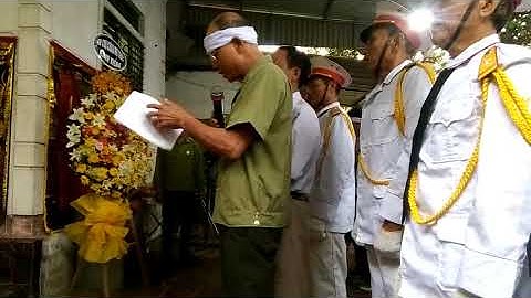 Bài Điếu văn hay nói về đồng chí Đặng Đình Bính. Xaban vlog