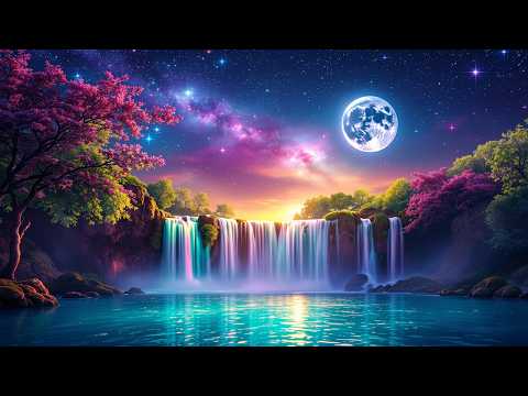 relaxing sleep music for babies with nature sounds, waterfall sounds soothing music for babies