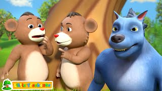 หมีน้อยสามตัวและหมาป่าตัวใหญ่ + เพิ่มเติม เทพนิยายสำหรับเด็กทารก โดย Little Treehoouse