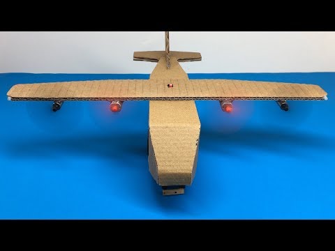 Kartondan Model Uçak Yapımı // Maket Uçak // Güçlü 4 Motorlu