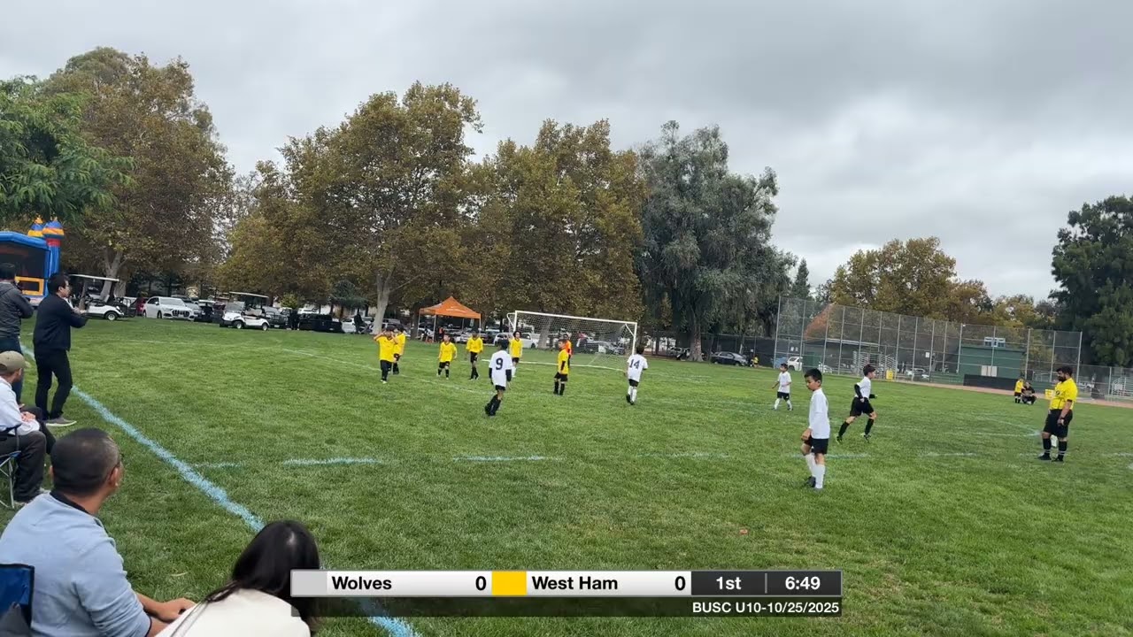 BUSC Tournament U10 10/25/2025- West Ham v. Wolves